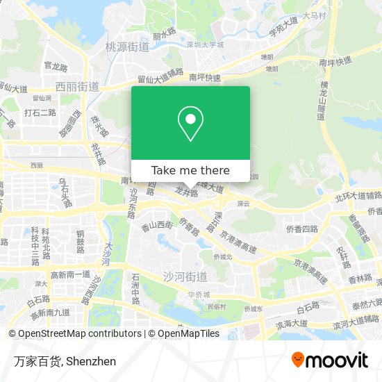 万家百货 map