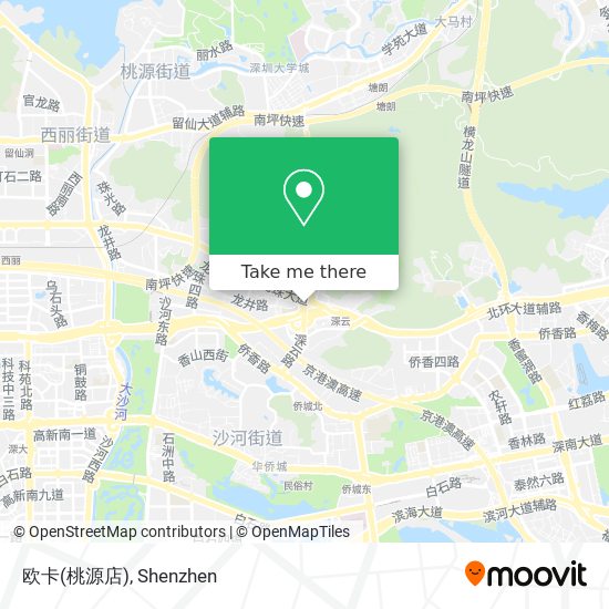 欧卡(桃源店) map