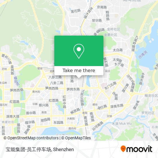 宝能集团-员工停车场 map