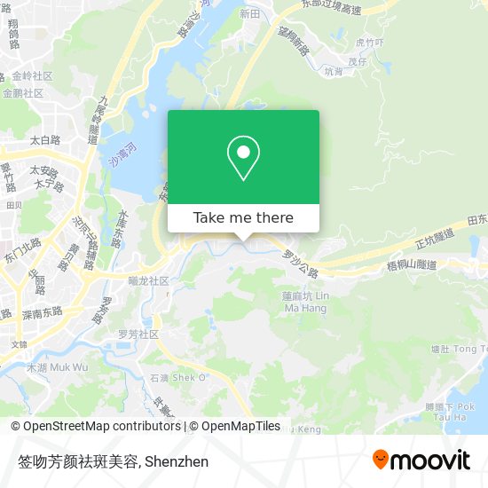 签吻芳颜祛斑美容 map