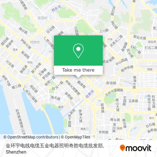 金环宇电线电缆五金电器照明奇胜电缆批发部 map
