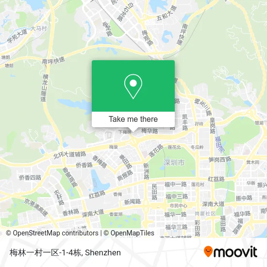 梅林一村一区-1-4栋 map