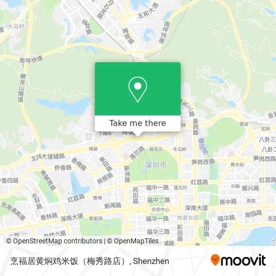 烹福居黄焖鸡米饭（梅秀路店） map