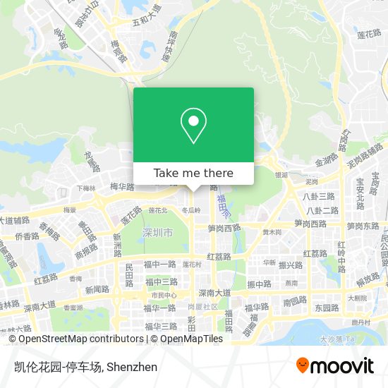 凯伦花园-停车场 map