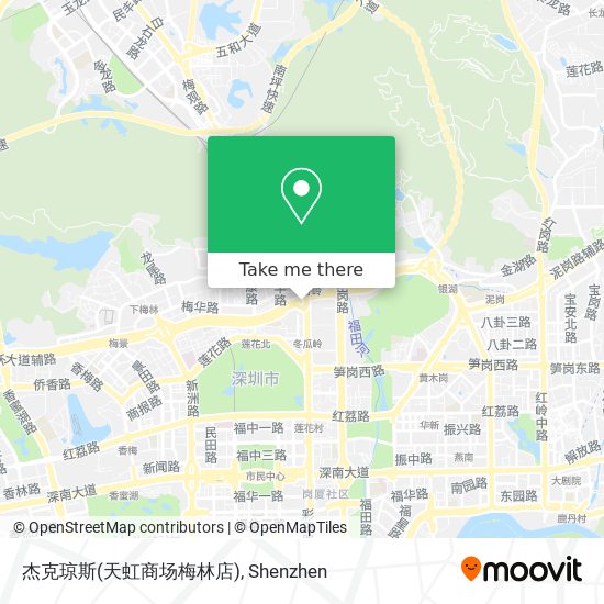 杰克琼斯(天虹商场梅林店) map