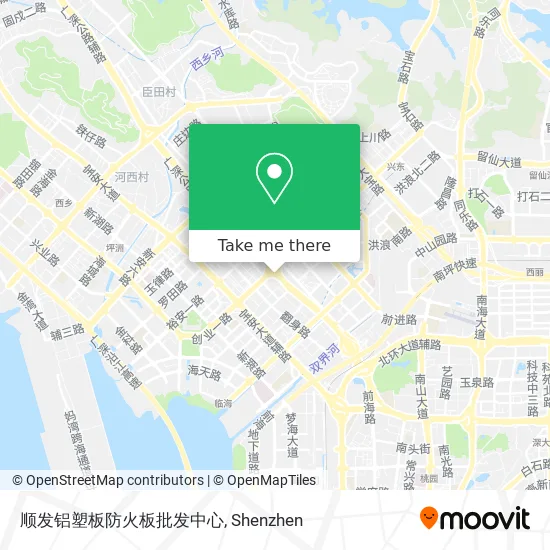顺发铝塑板防火板批发中心 map