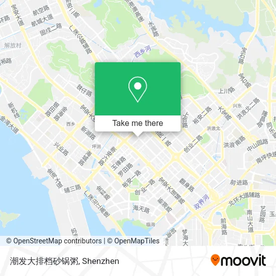 潮发大排档砂锅粥 map