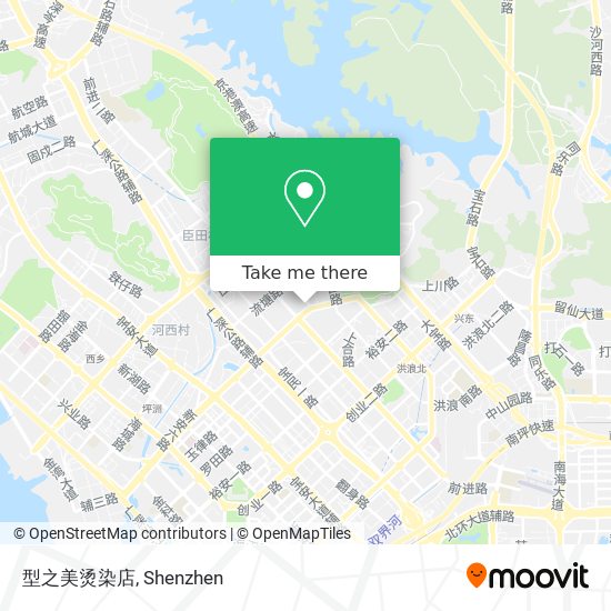 型之美烫染店 map
