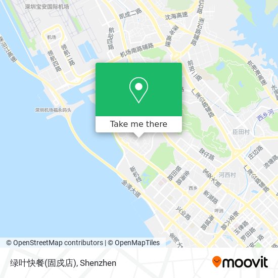 绿叶快餐(固戍店) map