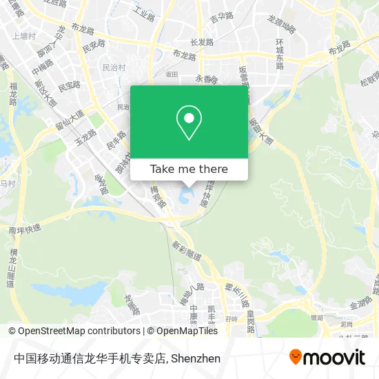 中国移动通信龙华手机专卖店 map