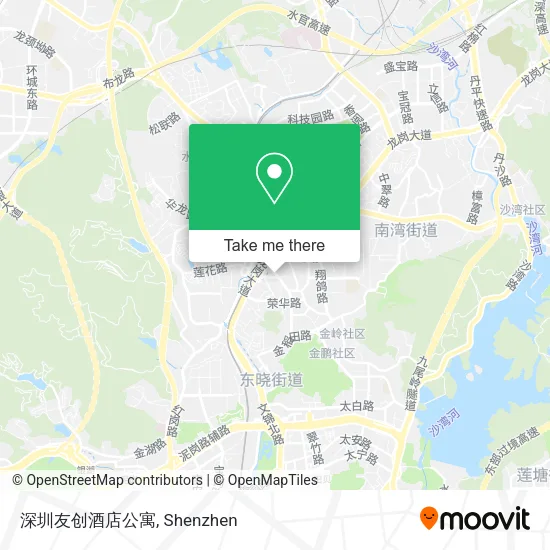 深圳友创酒店公寓 map