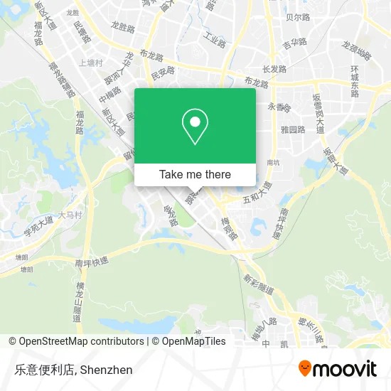 乐意便利店 map