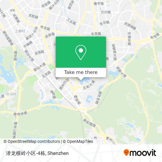 潜龙横岭小区-4栋 map