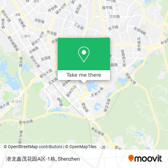 潜龙鑫茂花园A区-1栋 map