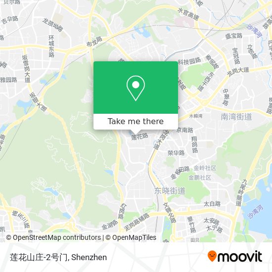 莲花山庄-2号门 map