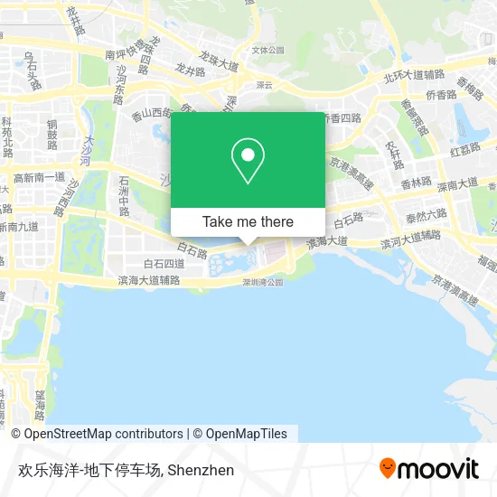 欢乐海洋-地下停车场 map