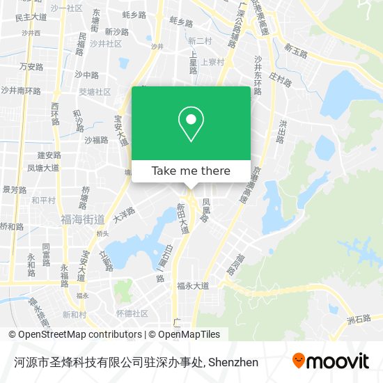 河源市圣烽科技有限公司驻深办事处 map