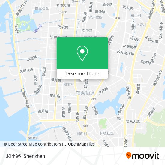 和平路 map