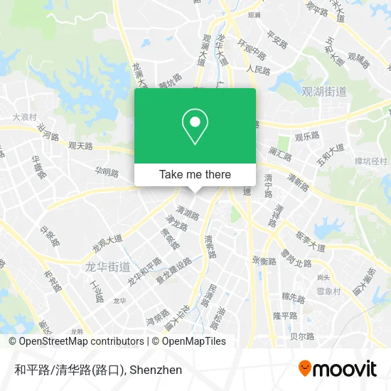 和平路/清华路(路口) map