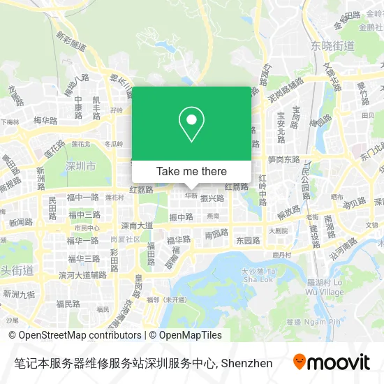 笔记本服务器维修服务站深圳服务中心 map