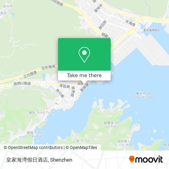 皇家海湾假日酒店 map