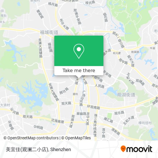 美宜佳(观澜二小店) map
