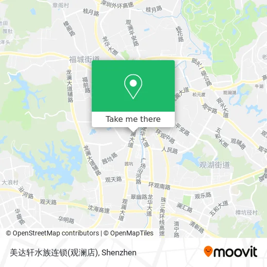 美达轩水族连锁(观澜店) map