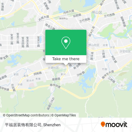 平福居装饰有限公司 map