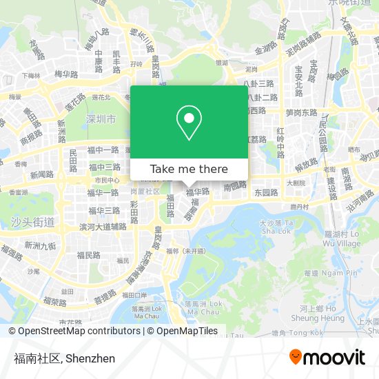 福南社区 map