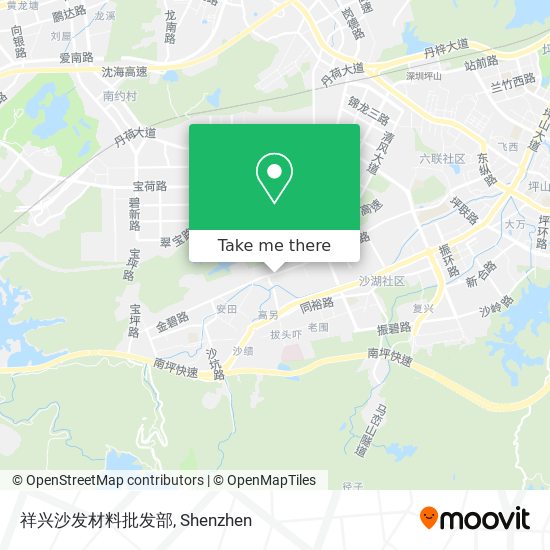 祥兴沙发材料批发部 map