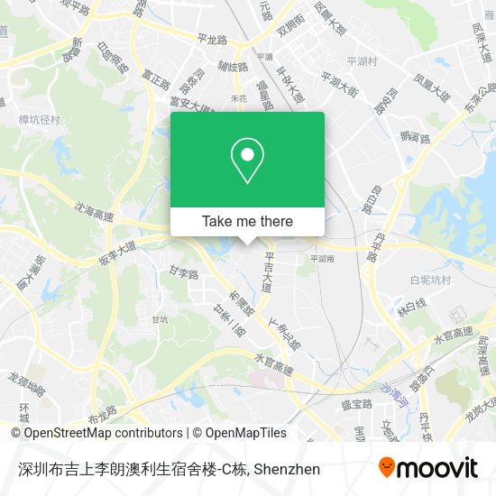 深圳布吉上李朗澳利生宿舍楼-C栋 map