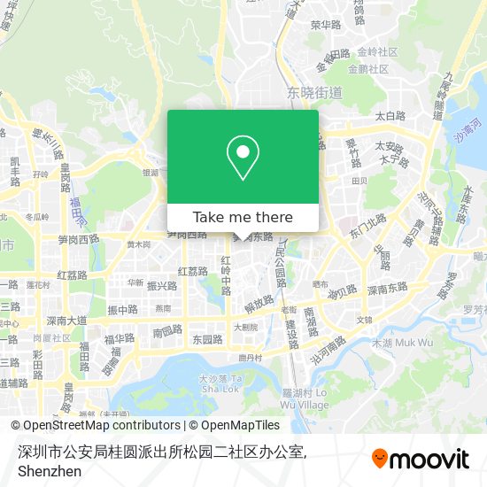 深圳市公安局桂圆派出所松园二社区办公室 map