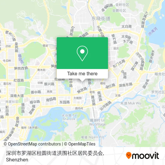 深圳市罗湖区桂圆街道洪围社区居民委员会 map
