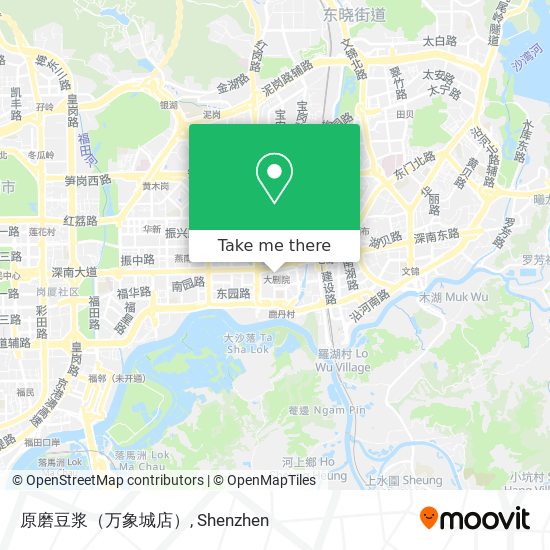 原磨豆浆（万象城店） map