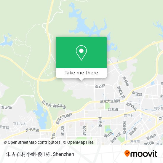 朱古石村小组-侧1栋 map