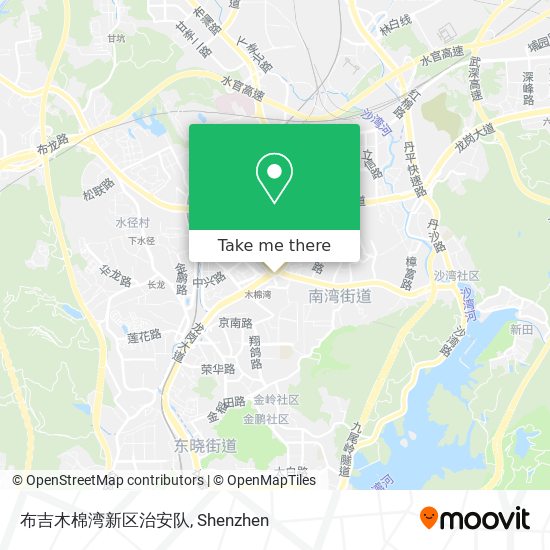 布吉木棉湾新区治安队 map