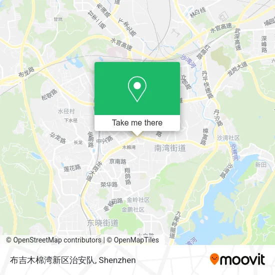 布吉木棉湾新区治安队 map