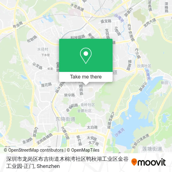 深圳市龙岗区布吉街道木棉湾社区鸭秋湖工业区金谷工业园-正门 map