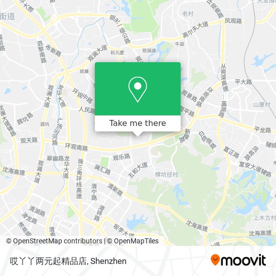 哎丫丫两元起精品店 map