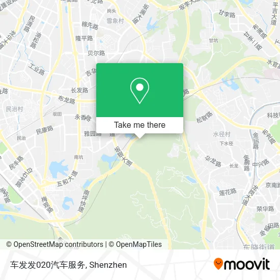 车发发020汽车服务 map