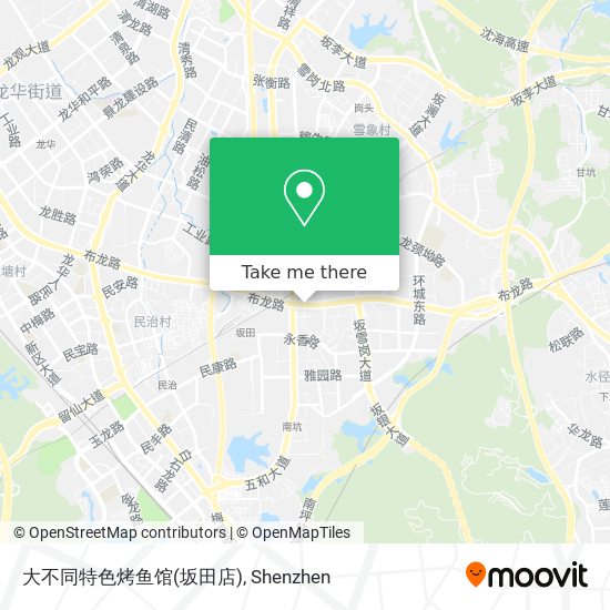 大不同特色烤鱼馆(坂田店) map