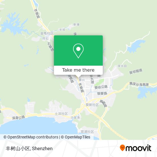 丰树山小区 map