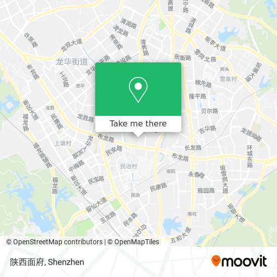 陕西面府 map