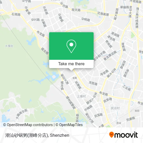潮汕砂锅粥(潮峰分店) map