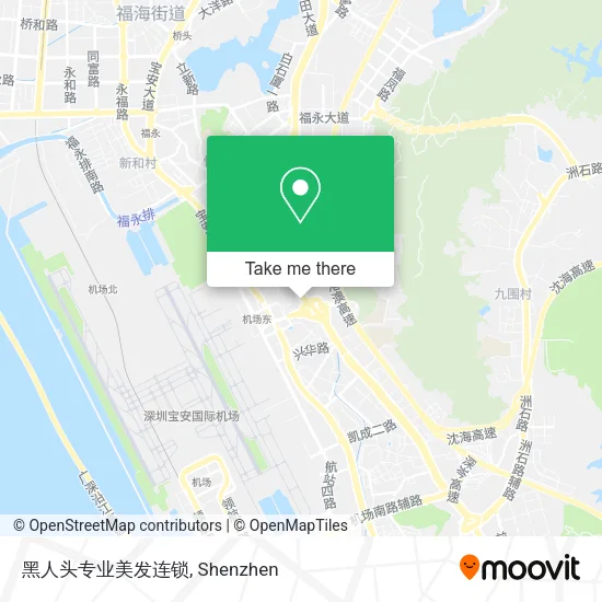 黑人头专业美发连锁 map