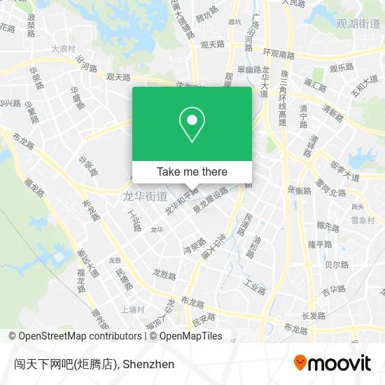 闯天下网吧(炬腾店) map