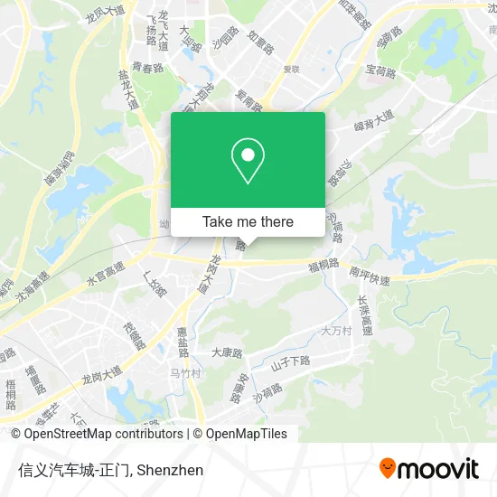 信义汽车城-正门 map