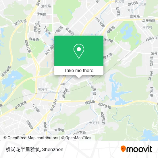 横岗花半里雅筑 map