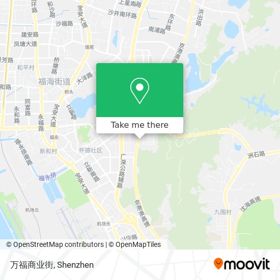 万福商业街 map
