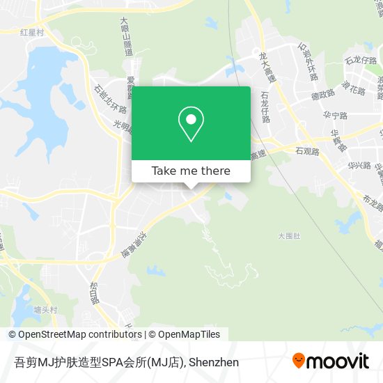 吾剪MJ护肤造型SPA会所(MJ店) map